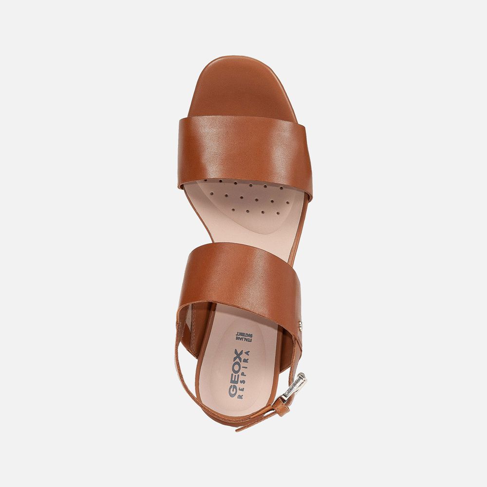 Geox Bayan Sandalet Kahverengi - Ortensia - QSJ-904376